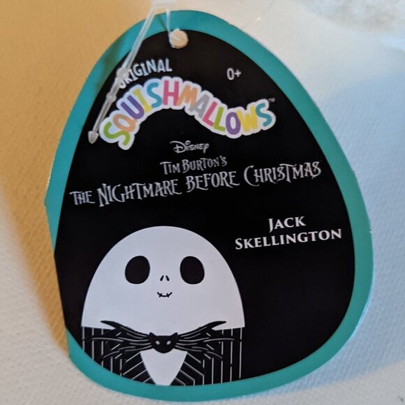 NWT 5" Jack Skellington Squishmallows 'Nightmare Before Christmas' Disney Plush - Picture 4 of 4